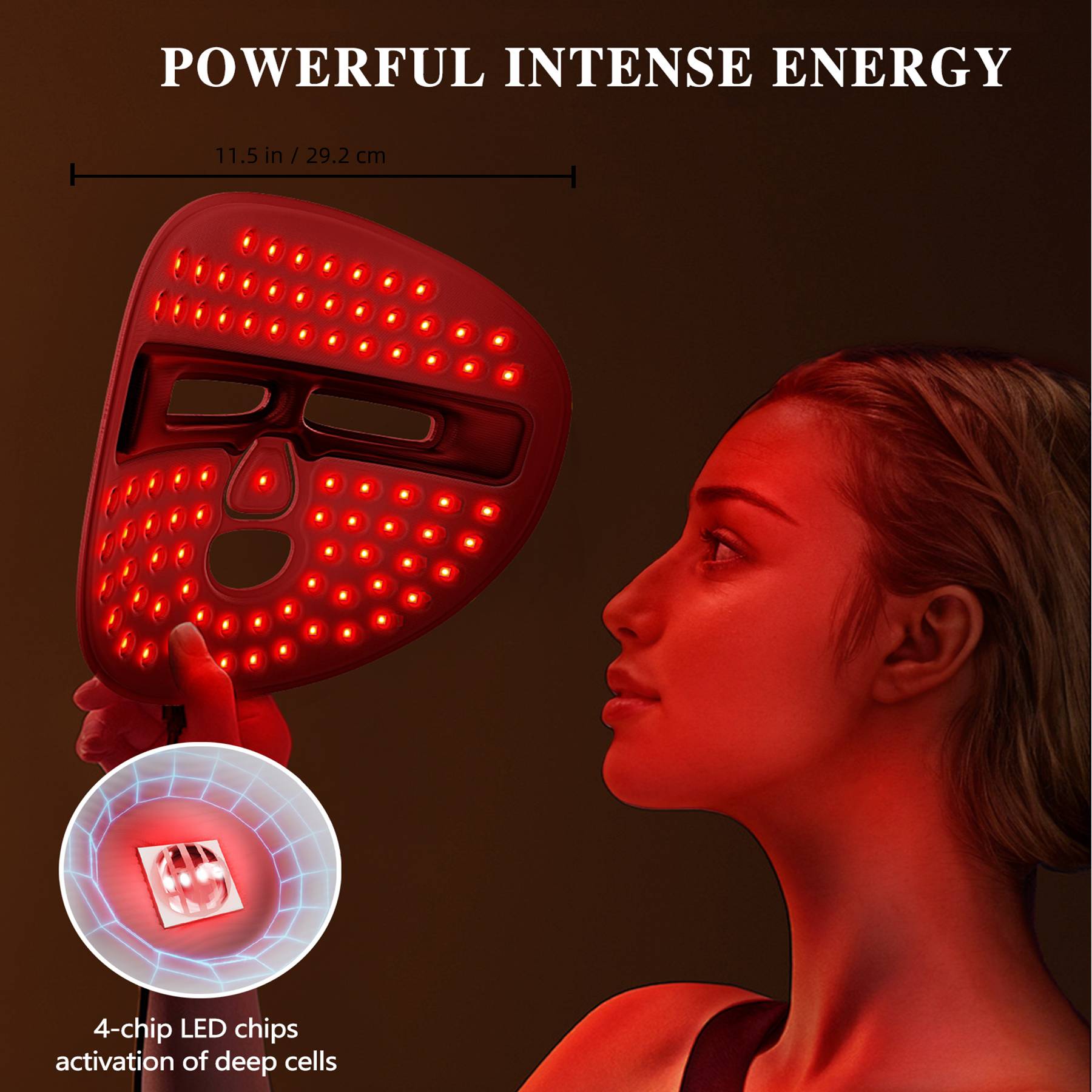 Nurva Red Light Therapy Mask packaging