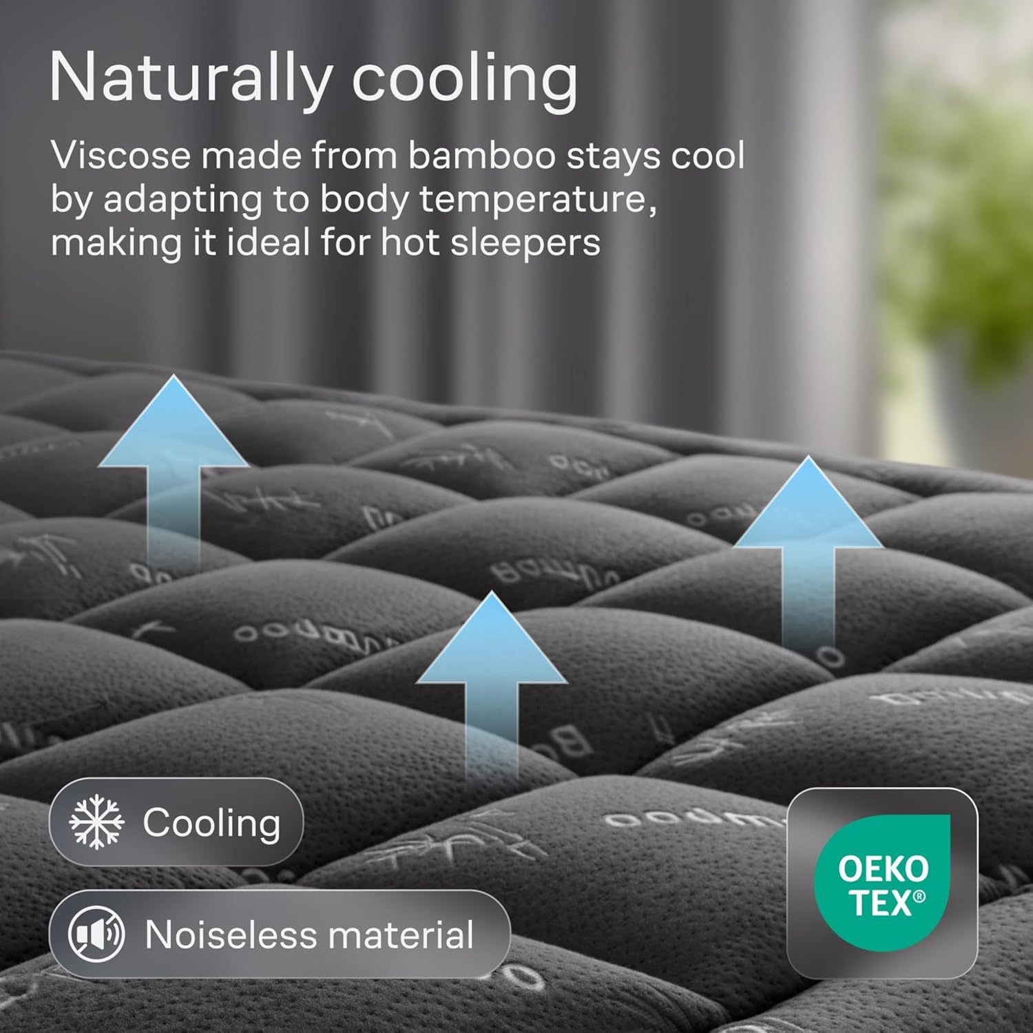 Nurva Cooling Mattress Topper detail
