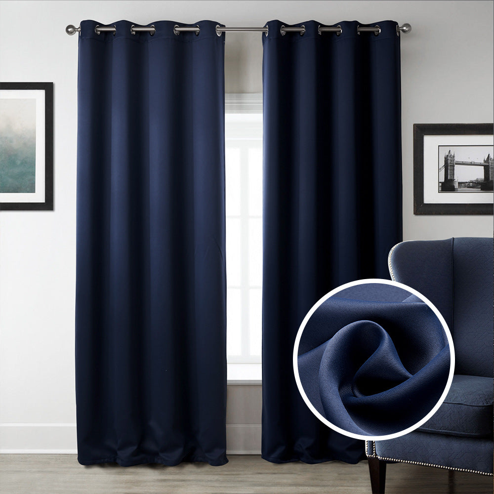 Nurva Blackout Curtain Set in room